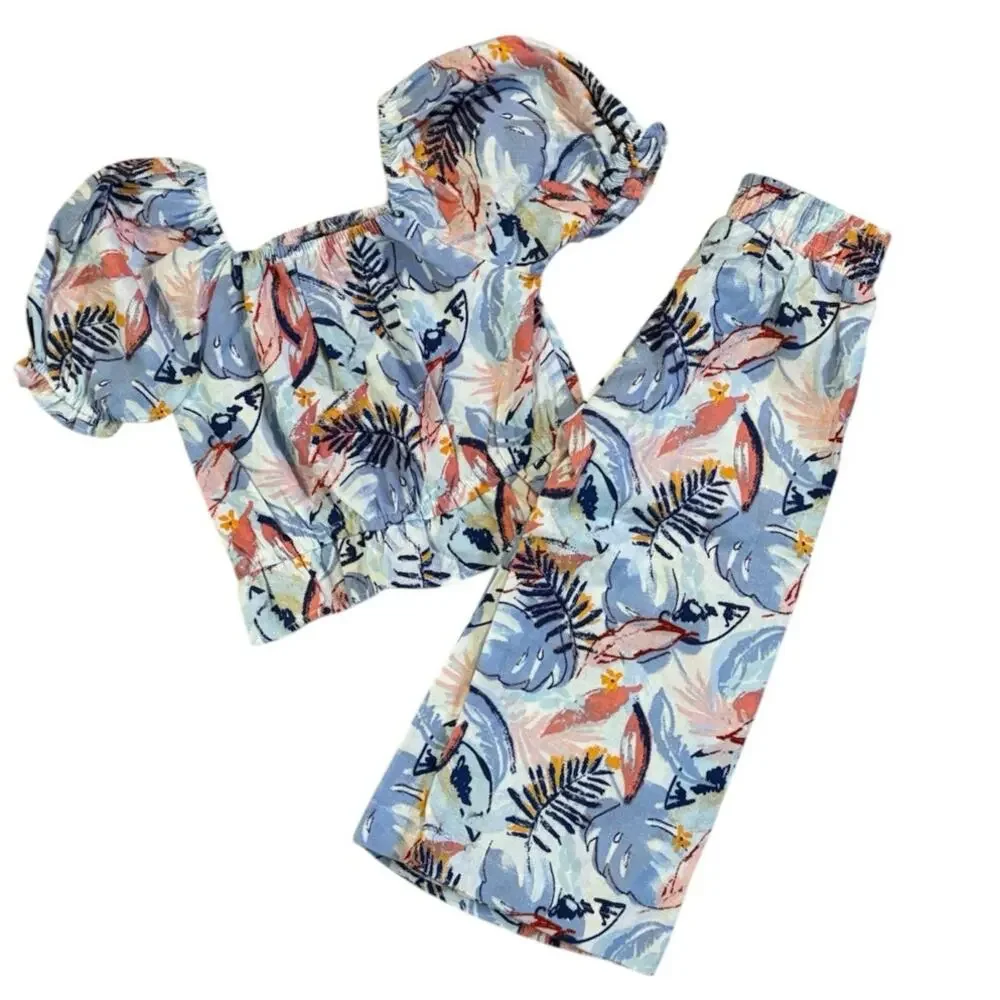 Vince Camuto Tropical 2 Piece Outfit Toddler Girl 2T